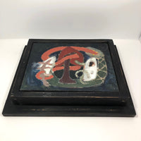 Andrea Panella "The Story" Vintage Oil and Wax Painting on Canvas
