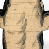 Wonderful Old Handmade Penguin Doorstop with Alligator Paint