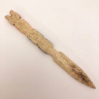 Carved Bone Northwest Coast Native Totem Pole Letter Opener