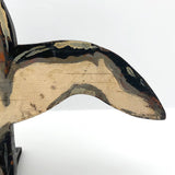 Wonderful Old Handmade Penguin Doorstop with Alligator Paint