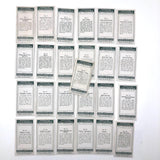 Ringer's c. 1920s Optical Illusion Cigarette Cards, Complete Set of 25