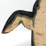 Wonderful Old Handmade Penguin Doorstop with Alligator Paint