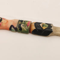 Carved Bone Northwest Coast Native Totem Pole Letter Opener
