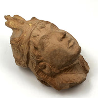 Lovely Vintage Carved Head with Crown, Presumed St. Jadwiga of Poland