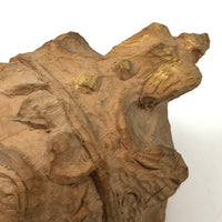Lovely Vintage Carved Head with Crown, Presumed St. Jadwiga of Poland