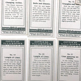 Ringer's c. 1920s Optical Illusion Cigarette Cards, Complete Set of 25