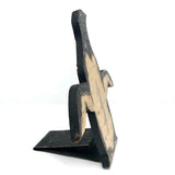 Wonderful Old Handmade Penguin Doorstop with Alligator Paint