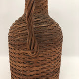 Wicker Covered Demijohn with Handle