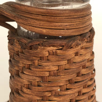 Wicker Covered Demijohn with Handle