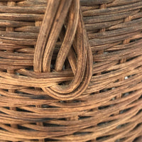 Wicker Covered Demijohn with Handle