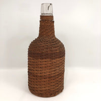 Wicker Covered Demijohn with Handle