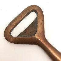 Heavy Copper Bottle Opener with Great Form