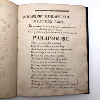 Extraordinary 1865 George Birkenheld Fraktur Writing Commonplace Book
