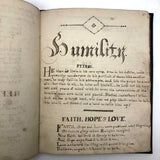 Extraordinary 1865 George Birkenheld Fraktur Writing Commonplace Book