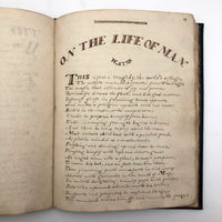 Extraordinary 1865 George Birkenheld Fraktur Writing Commonplace Book