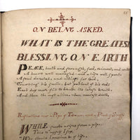 Extraordinary 1865 George Birkenheld Fraktur Writing Commonplace Book