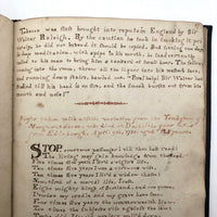 Extraordinary 1865 George Birkenheld Fraktur Writing Commonplace Book
