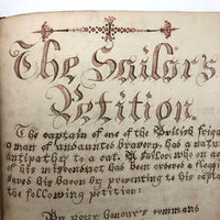 Extraordinary 1865 George Birkenheld Fraktur Writing Commonplace Book
