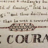 Extraordinary 1865 George Birkenheld Fraktur Writing Commonplace Book