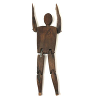 Old Carved Jigger Doll with Hip Mend