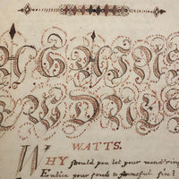 Extraordinary 1865 George Birkenheld Fraktur Writing Commonplace Book