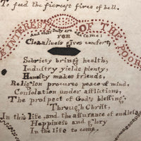 Extraordinary 1865 George Birkenheld Fraktur Writing Commonplace Book