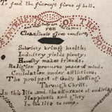 Extraordinary 1865 George Birkenheld Fraktur Writing Commonplace Book