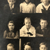 Earlyish 20th Century School Headshot Photos Contact Sheet