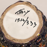 Bitossi Sculptural Vase or Decanter with Grapes