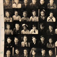 Earlyish 20th Century School Headshot Photos Contact Sheet