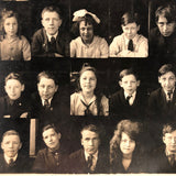 Earlyish 20th Century School Headshot Photos Contact Sheet
