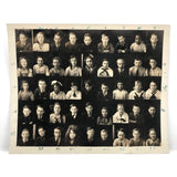 Earlyish 20th Century School Headshot Photos Contact Sheet