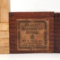 Milton Bradley Froebel Kindergarten Blocks: Gifts 3 and 4, c. 1900