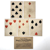 Professor Heller's Magic Trick Cards, c. 1870s, Extremely Rare