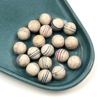 Unfired Hand-Painted Clay China Marbles - Sold Individually