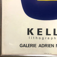 Ellsworth Kelly Lithographies, Galerie Adrien Maeght Paris, 1965 Vintage Exhibition Poster