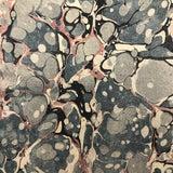 James Gifford 1804 Geometry Notebook, Hand-marbled Cover, Partially Filled