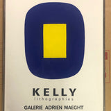 Ellsworth Kelly Lithographies, Galerie Adrien Maeght Paris, 1965 Vintage Exhibition Poster