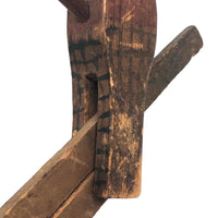 Wonderful Old Mechanical Woodchoppers Folk Art Toy