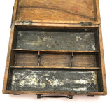 Lovely Old Artist's Travel Paint Box With Palette