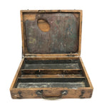 Lovely Old Artist's Travel Paint Box With Palette