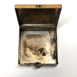Brass Portable Ashtray with Hand-Painted Cigarette