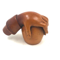 Stunning Antique Meerschaum Hand Holding Pipe Bowl