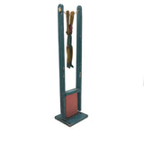 Colorful Old Wooden Acrobat Squeeze Toy on Stand