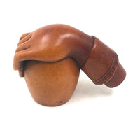 Stunning Antique Meerschaum Hand Holding Pipe Bowl