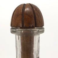 Carved Folk Art Yarn Winder in a Bottle Whimsy