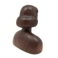 Marvelous Folk Art Carved Female Bust