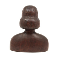 Marvelous Folk Art Carved Female Bust