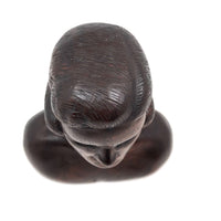 Marvelous Folk Art Carved Female Bust