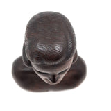 Marvelous Folk Art Carved Female Bust